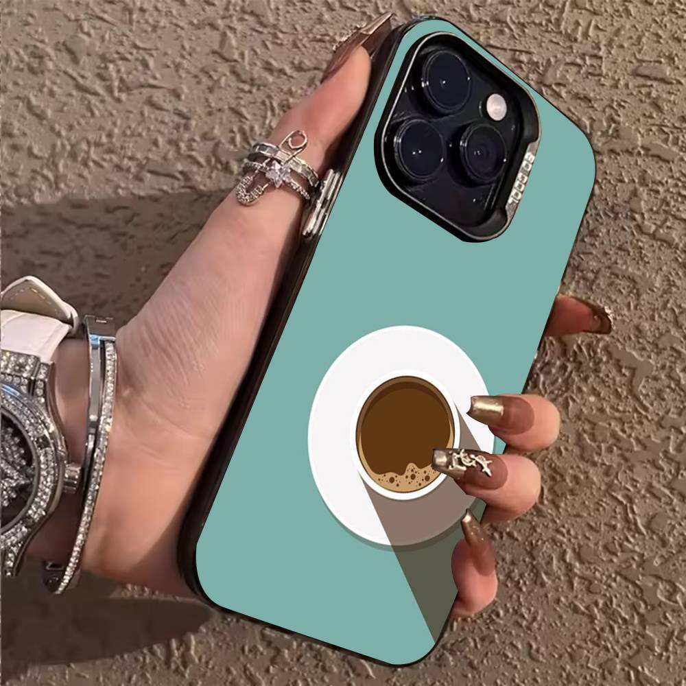 Coffee Phone Case For iPhone 17,16,15,14,13,12,11,Pro,X,Xs,MAX,Plus TPU Soft To Skin-friendly Cover