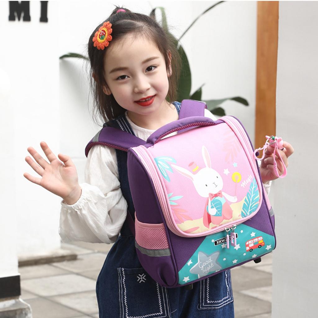 Cartoon Bag Weight Loss Massage Shoulder Straps Safe Waterproof Kids Bag for Outdoor School Home Tra