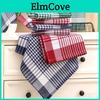 Waterabsorbing Plaid Tea Towel Kitchen Dishcloth With Quick Drying For Cooking