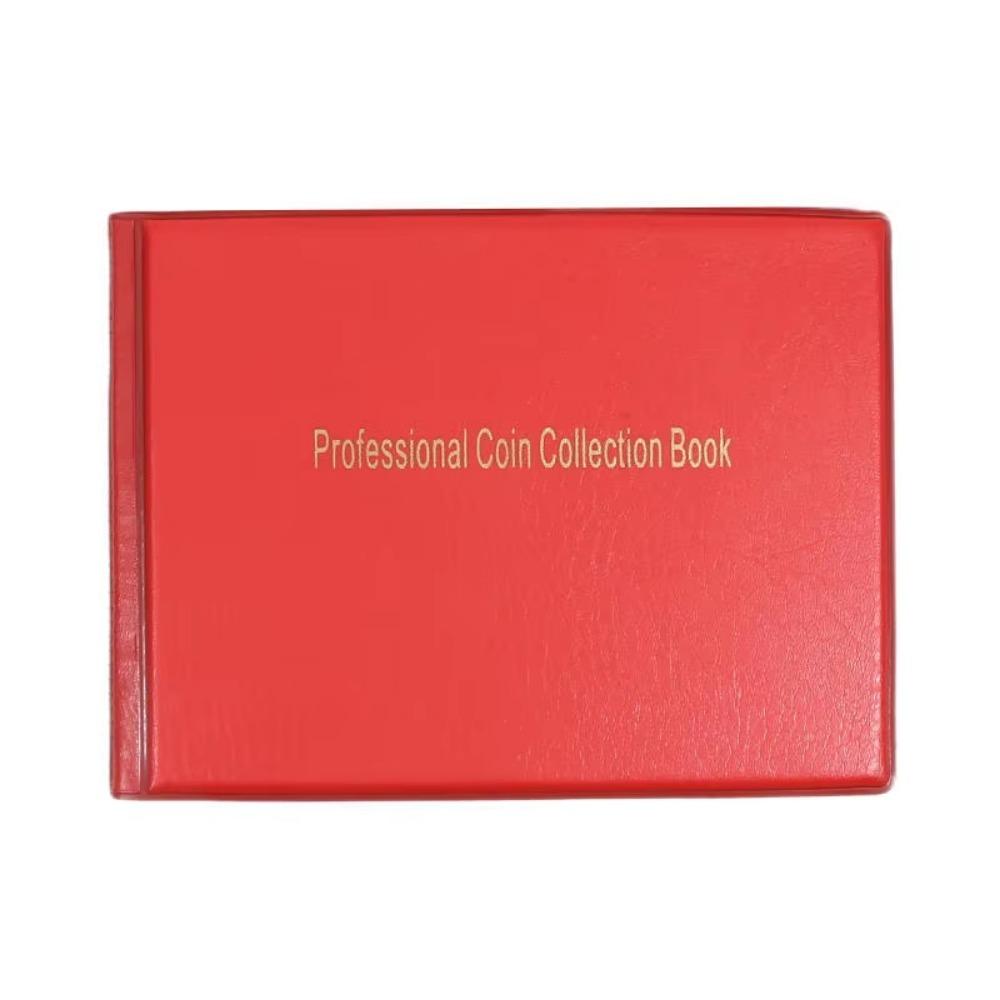 240 Pockets Coin Album Holders 10 Pages Transparent PVC Coin Collecting Album Oxidation Resistant Anti-Tarnish Stamp Photo Album