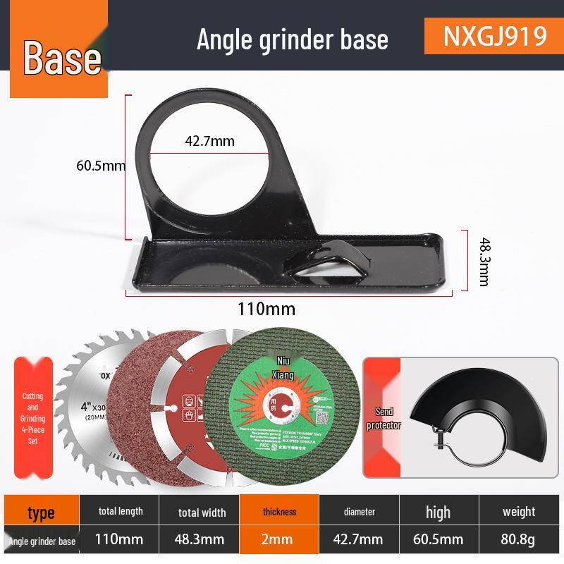 Angle Grinder Bracket & Dust Cover Conversion Tool