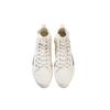 Anta Lifestyle Series Casual Wear Durable Non-Slip High-Top Skate Shoes Women Sneakers Ivory-White 122118665-1