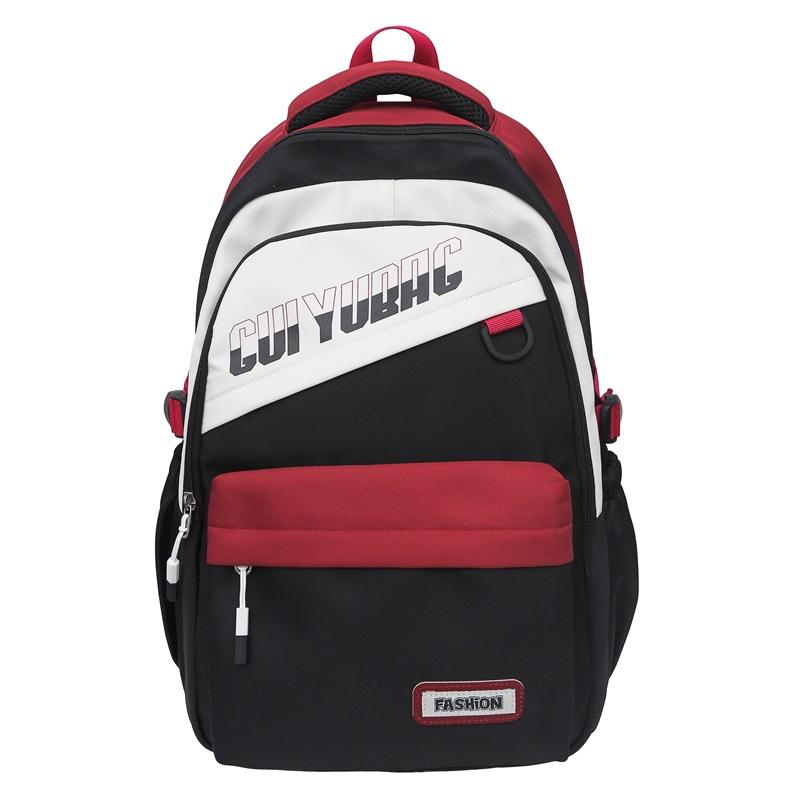 New Japanese Literary School Bag Outdoor Leisure Backpack Simple Large Capacity Junior High School Students Backpack