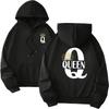 Příjezd Pár Mikiny Klasické Královna Král Prin