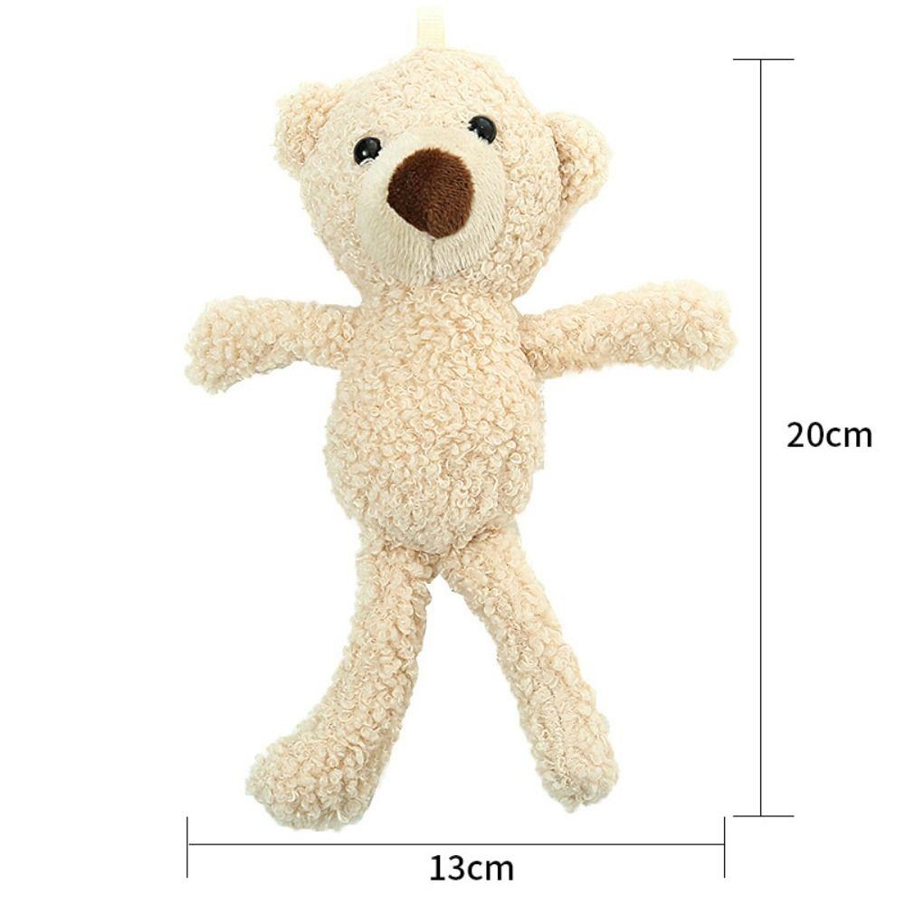 

Mini Dog Toy Bear Plush Dog Puzzle Toy Cat Dog Supplies Pet Bear Stuffed Toy Chewing Aid Bear