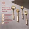 Набор латунных приборов (4 шт), Brass Ladle Set,  P-TAL