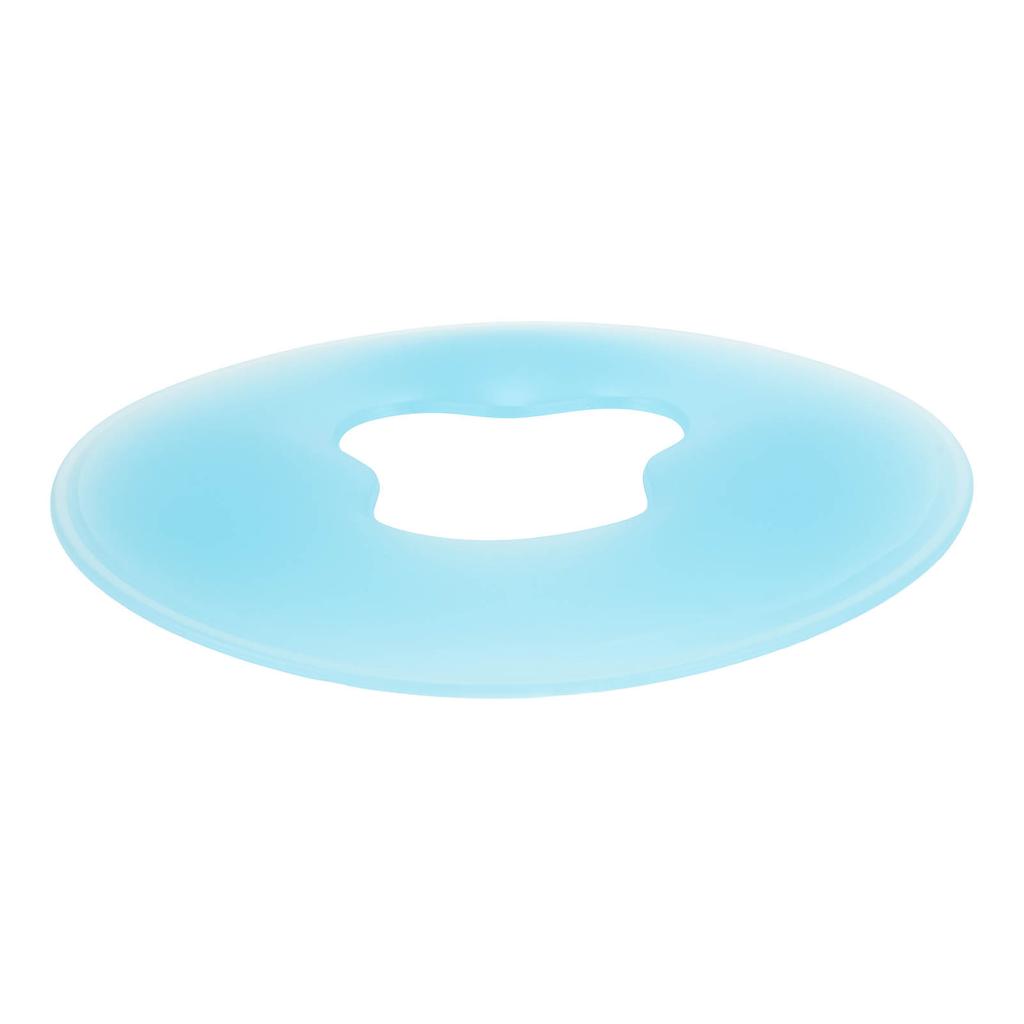 Soft Silicone Pillow Comfortable Skin Friendly Round   Spa Relax Silicone Face Pillow