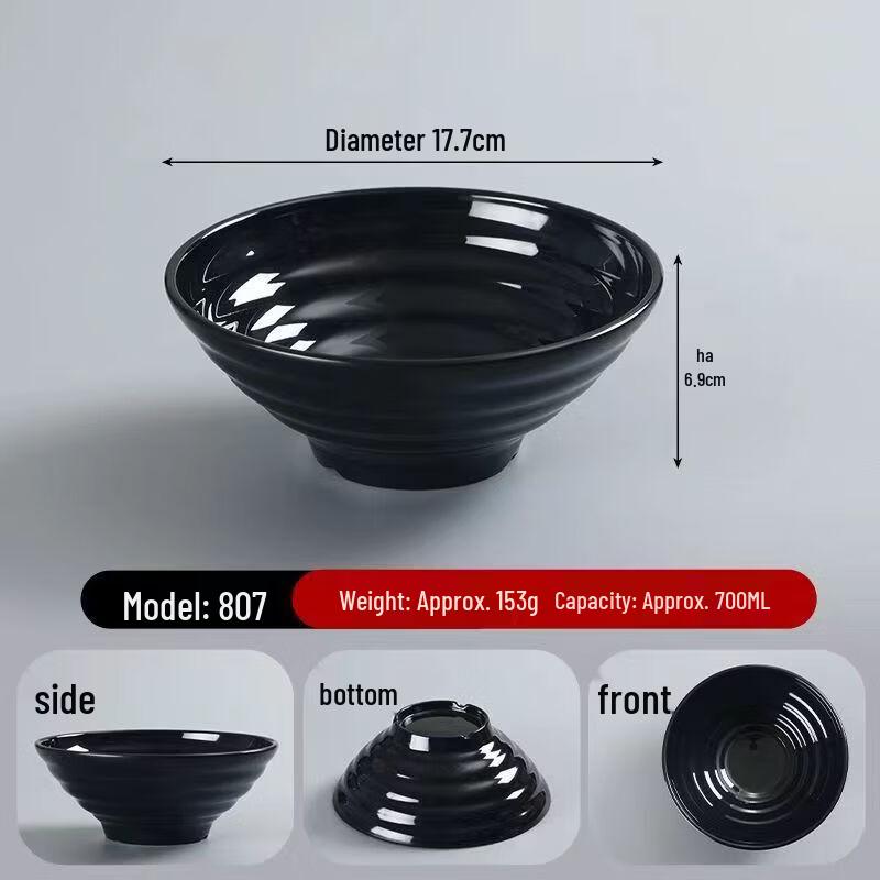 Bozhen Master Chef 7-inch Melamine Noodle Bowl