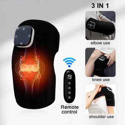 3-In-1 Knee Massager Joint Pain Relief Vibration Massage Therapy Equipment Portable Shoulder Heating Massaging Machine