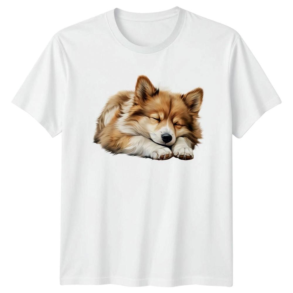 Sleeping Puppy Dog Animals Unisexs TShirt Unisexs Tee Graphic Unisex Top b S
