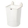 Easy Install Suction Cup Laundry Basket Foldable Mesh Storage Modern Styles Bathroom Organizer Holds Bulk Clothes