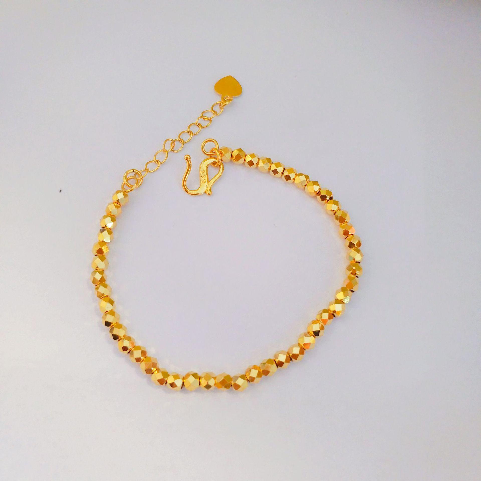 

Vietnam Sand Gold Silver Open Adjustable Women s Bracelet - Simple Style Jewelry