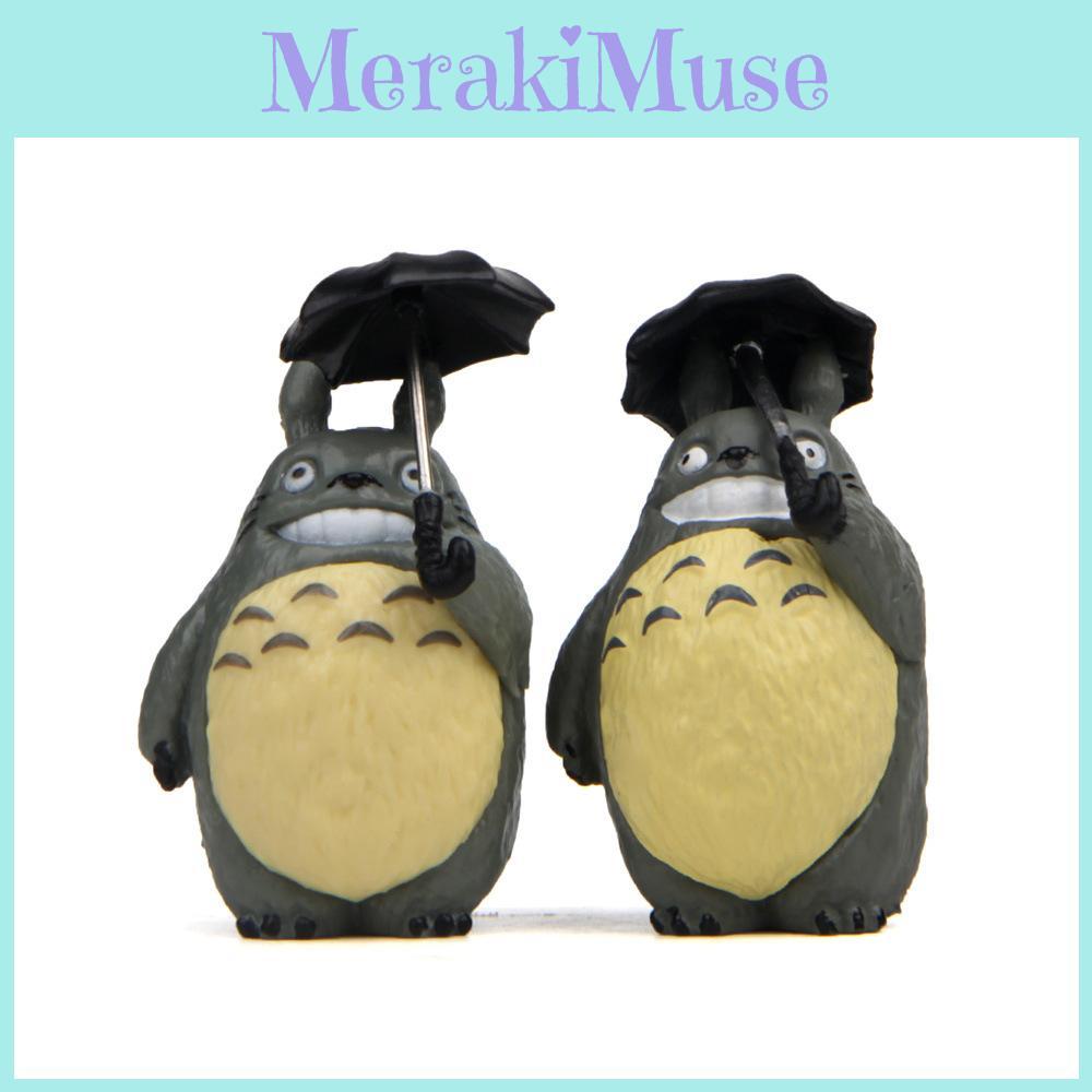 Totoro Neighbor My Pvc Model With Umbrella Design For Scene Building Gift And