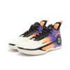 361 AG4 CQT Cushioning Slip Resistant Abrasion Resistant Mid Top Basketball Shoes Men's White Orange 572411102-3