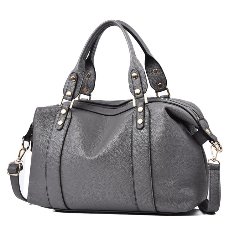 Lychee pattern Boston bag women's carry messenger bag