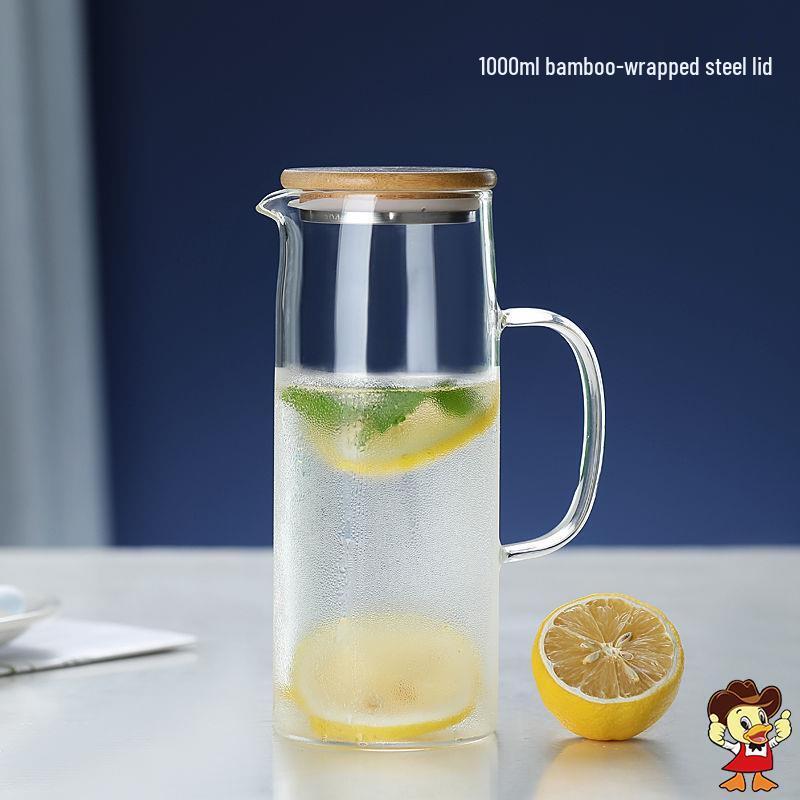 Heat-Resistant Glass Cold Water Pitcher Set