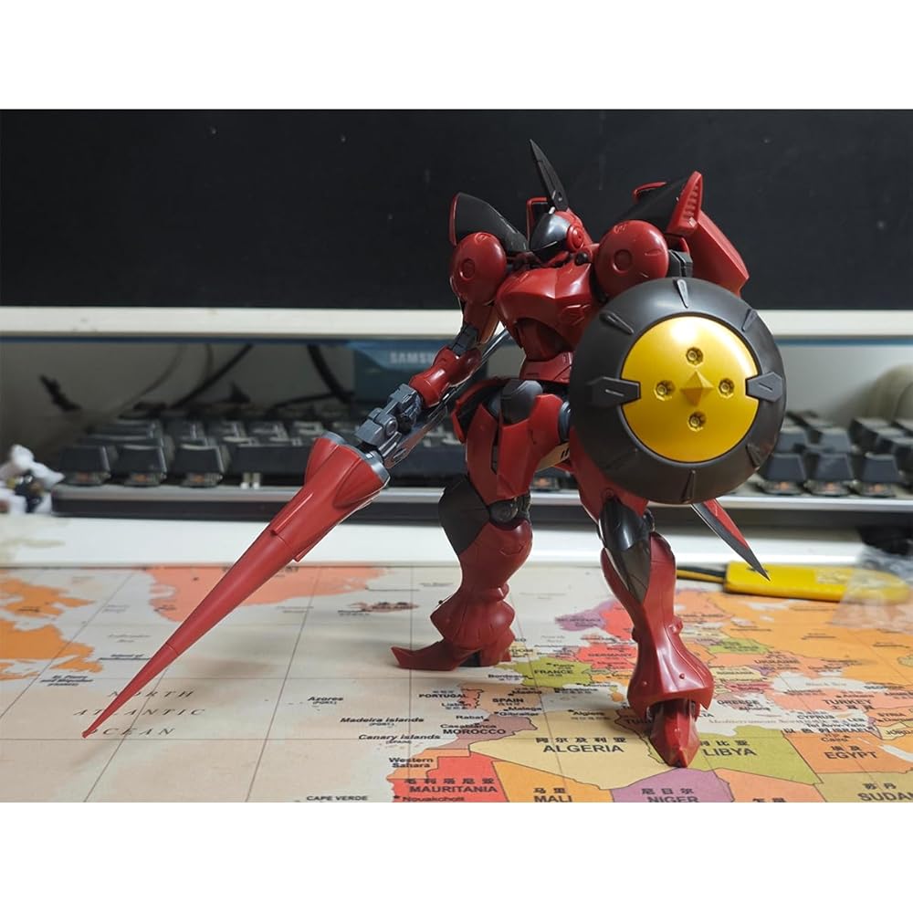 HiPlay Chieftain Continent 1/144 Actan Red Double Head Color-Coded Plastic Model Assembly Kit