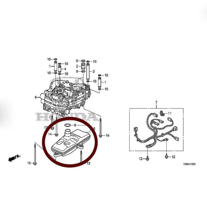 25420-5T0-003 For honda JAZZ GK5 VEZEL HRV CIVIC CITY 2014-2020 CVT Transmission Filter Strainer Assy