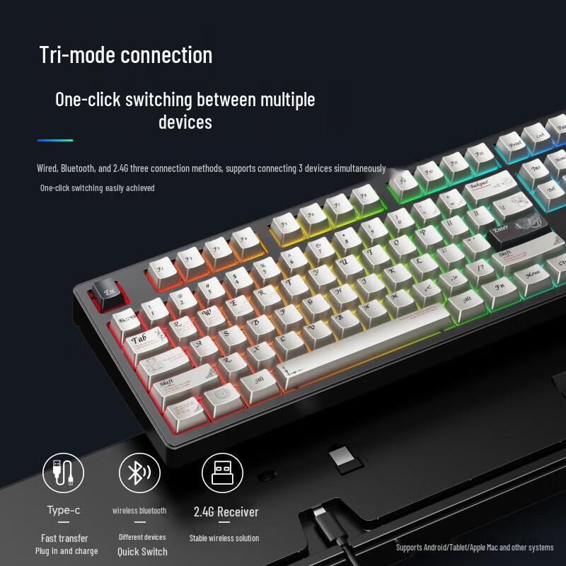 Foloze Z108 Cherry MX Custom Mechanical Keyboard
