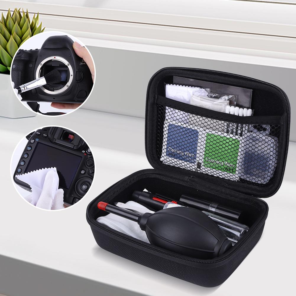 Professional Camera Cleaning Kit Air Blower/Swabs/Cleaning Cloth/Cleaning Brush for DSLR Cameras Computer and Smartphone Lens