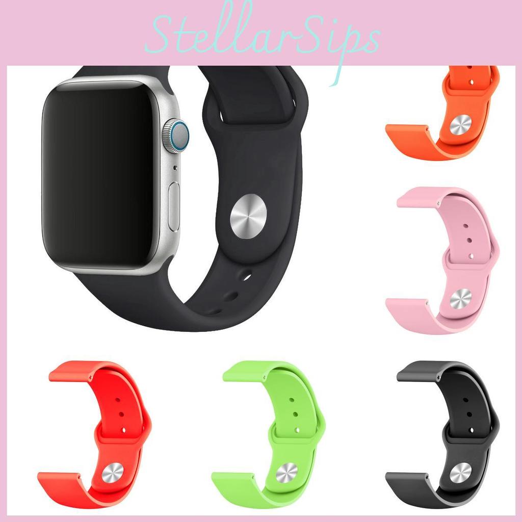 Silicone Wrist Replacement Bracelet Sport Band Strap For 42mm 38mm