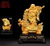 Maitreya Buddha Ornaments Living Room Wine Cooler Big Belly Smiling Buddha Office Decor House Fortune Craft Gifts
