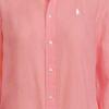 Polo Ralph Lauren Solid Color Logo Embroidered Single-Breasted Long Sleeve Shirt Women Shirts Pink 211867454-020