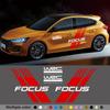 Samochodowe Naklejki na Obie Strony Nadwozia Stylowy Sportowy Styl Wyścigowy Auto Naklejka z Folii Winylowej Pasuje Do Ford Focus 2 3 MK2 MK3 Akcesoria Samochodowe