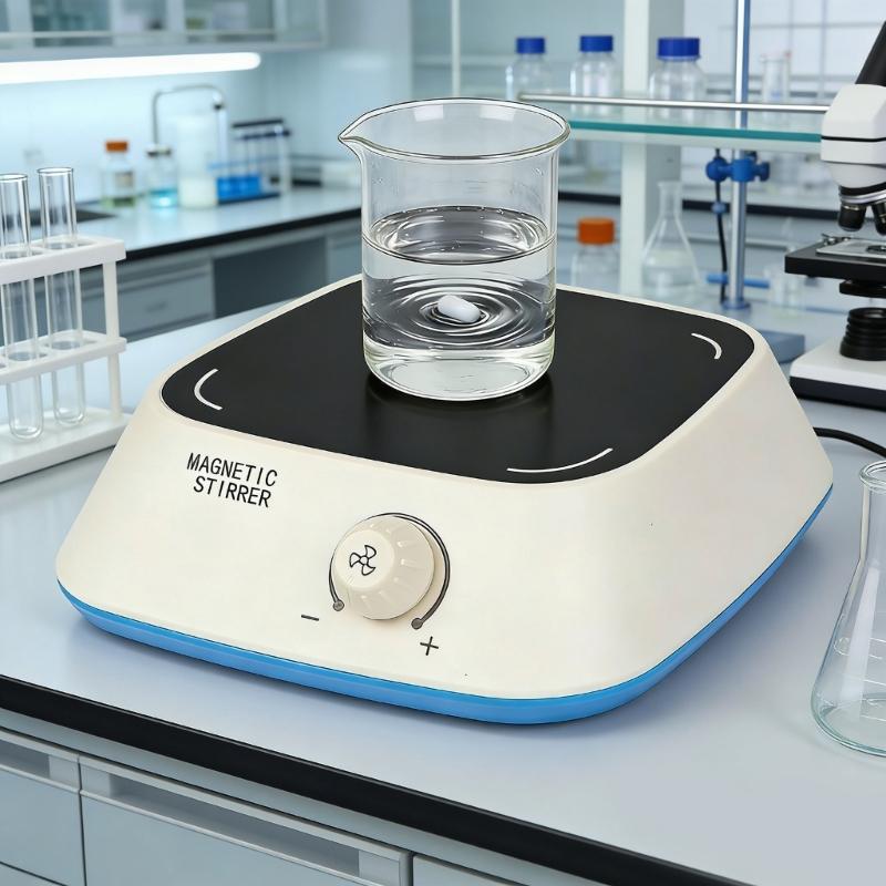Laboratory Grade Portable Magnetic Stirrer With Stir Bar Adjustable Speed 300-3000RPM 3L Capacity EU Plug