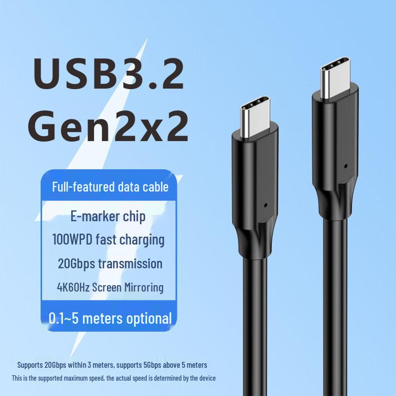 USB 3.2 To Type-C Gen 2 Data Cable for Mobile Drives & iPad/Phone To Computer Connection