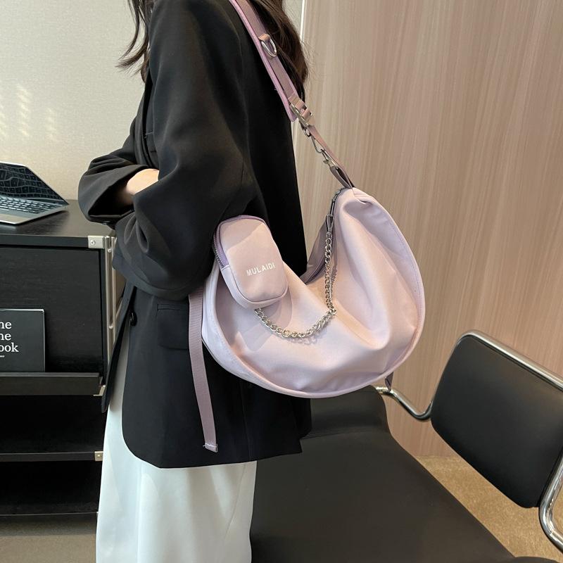 Red Canvas Travel Crossbody Bag Women New Versatile Casual Large Capacity Shoulder Bag Temperament Versatile Messenger Bags