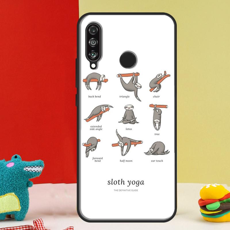 Sloth Cute Animal For Huawei Nova 9 10 SE 12i 12s 11i 5T Y91 Y90 Y60 Y70 Y72 Y61 P60 Pro P20 P30 P40 Lite Case