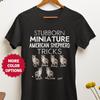 Stubborn Mini American Shepherd Tricks Tee, Funny MAS Dog Owner T-Shirt