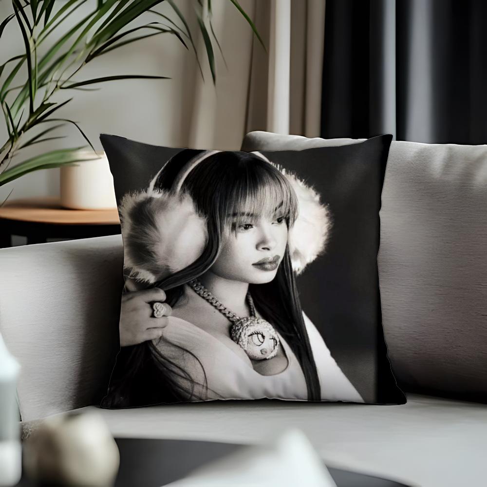 Trending Iice Spiceead Cushion Cover Antidustmite Pillowcase Invisible Zipper Silky Short Plush Sofa Cushion Cover