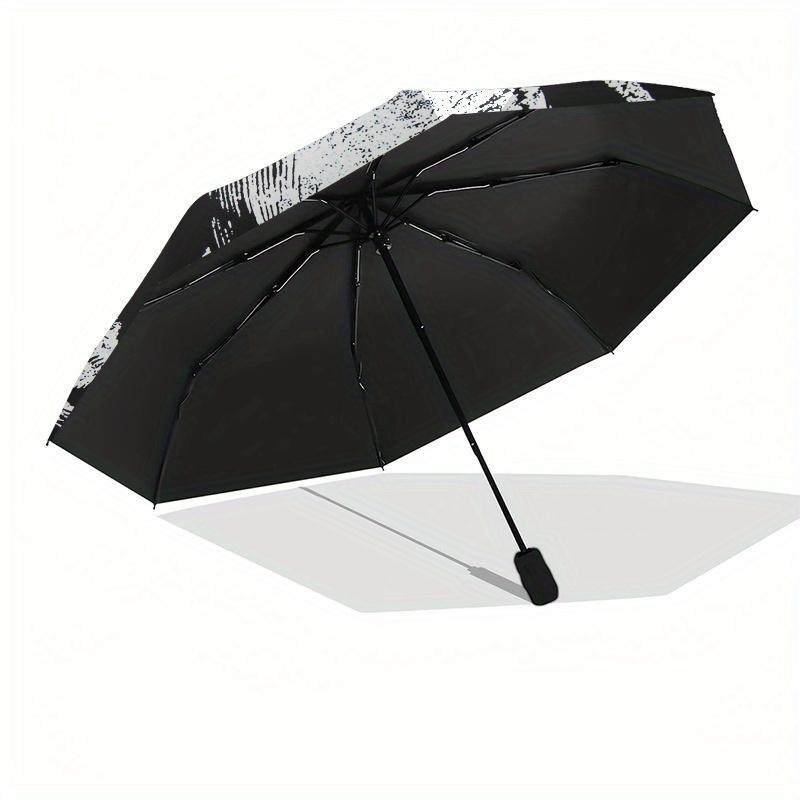 Skull and Crossbones Button Pin - Pirate Emblem BadgeUmbrella, Portable 3-Fold Umbrella for Men & Women,Christmas Gift ES267