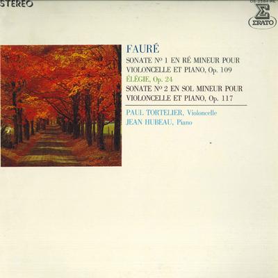 LP Record PAUL TORTELIER - Faure: Cello Sonatas No. 1 and 2, E OS2584RE ERATO Japan Classical Used
