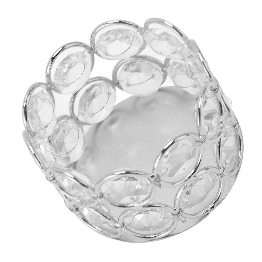 Hollow Candle Holder   Beads Iron Art Decorative Cup for Tealight and Electronic Candles Party Dinner Table