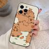 Anime Capybara P-Porpoise  Phone Case Silicone Soft For IPhone 17 16 15 14 13 12 11 X XR Plus Pro Max Plus