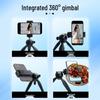 Portable Universal Tripod Stand for Live Streaming & Photography - Compatible with Phones & Cameras