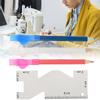 Portable Sewing Metal Ruler Manual Caliper Tailor Pen with Brush Sewing Machine Accessories