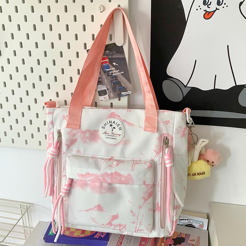 Children's schoolbag Elementary school student Junior high school girl college student Printed backpack