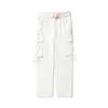 Li Ning X League Of Legends Collaboration April Fools Day Series Solid Color Mid-Rise Straight Loose Casual Pants Women Bottoms Off-White AKXU524-1