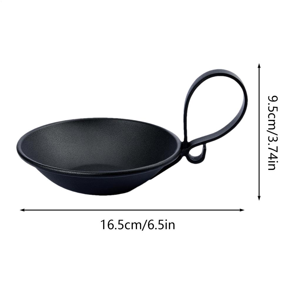 Round Candle Holder Decorative Round Candle Holder Plates Stable Candlesticks Stand Coaster For Friends Coworkers Lovers чёрный