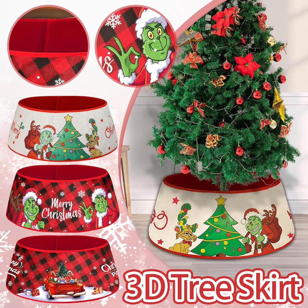 Christmas Tree Enclosure Scene Decoration Props Christmas Tree Skirt Decorations