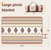 Modern Design Outdoor Picnic Mat Waterproof Picnic Blanket Portable Foldable Beach Mat for Outdoor Activities Camping Blanket