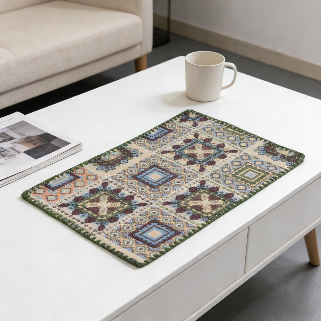 30x45cm Cotton Linen Placemats Placemats Dining Table Reusable Linen Placemats Woven Cloth Place Mats Cotton Table Mats