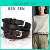Solid Fashionable Retro Color Silver Buckle Woman Belt For Daily Wear Casual