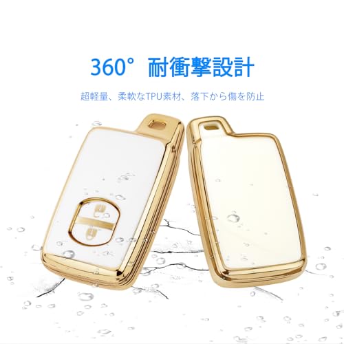 [Unhoke] Prius Key Case 30 Series Aqua Key Cover Prius Alpha 86 Vitz Corolla Smart Key Case Key Holder TPU Lightweight Scratch Resistant 2 Button
