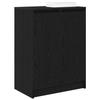 Armoire à chaussures - VIDAXL - 57x34x76 cm - Chêne noir - 2 portes - 8 étagères