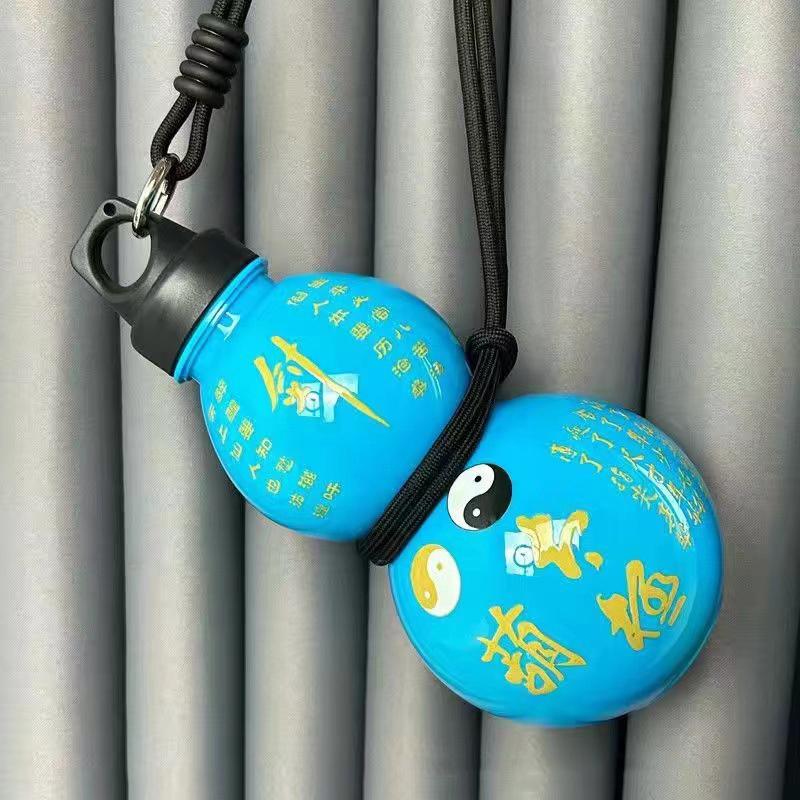 750Ml Gourd Water Bottle Child Water Gourd Kettle Chinese Retro Inspired Leakproof Water Jug For School Water Kettle